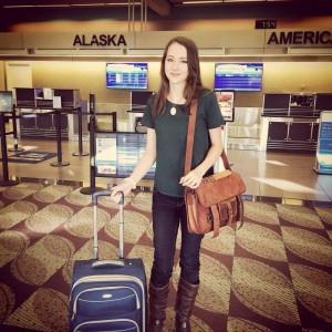 Getting ready to fly out of the Eugene airport.