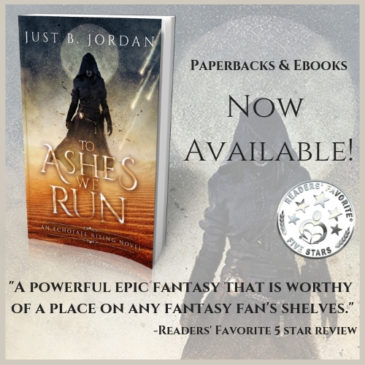 To Ashes We Run Book Release – High Fantasy